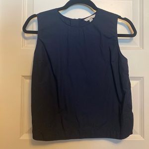 Gap navy woven cotton tank